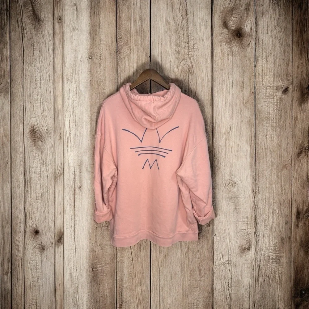 Adidas Light Pink Hoodie for Men